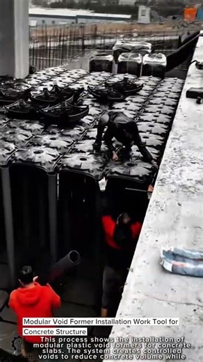 Modular Void Former Installation Work Tool for Concrete Structure #worktool