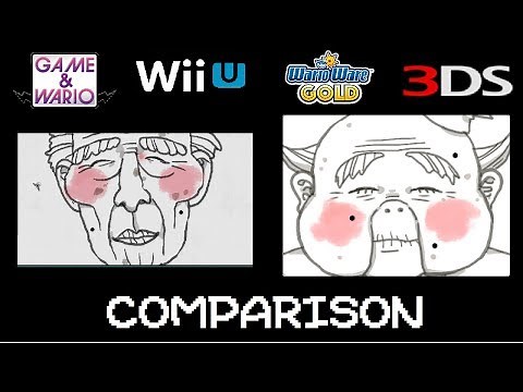 Game and Wario vs WarioWare Gold Microgame Comparison (+Gamer & Fruit)