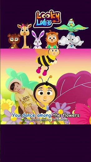 Oh Bee! Fun Bee Song for Kids | Nursery Rhymes by Looky Luke