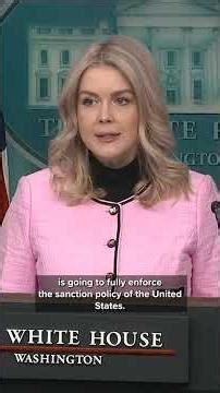 Karoline Leavitt on Russian tanker