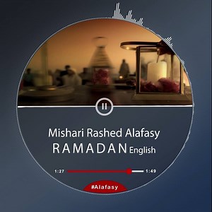 We welcome you month we all adore We pray for happiness and more To all the people open up your door Welcome holy month Ramadan #Alafasy | مشاري راشد العفاسي - Alafasy