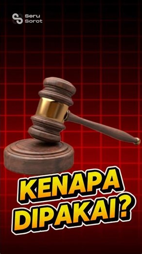 This is the reason why judges use gavels‼️🤯