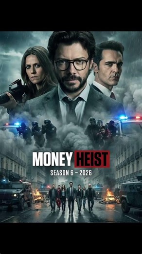 Money Heist Season 6 – The Final Heist (2026) | Epic Trailer | Professor’s Master Plan #netflixinc