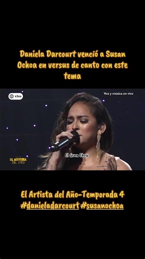 Daniela Darcourt Gana El Artista del Año con 'Que Sabe Nadie'