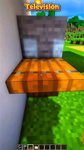 How To Make T.V in Minecraft | Minecraft BuildHack #shorts #minecraft #buildhacks #trending