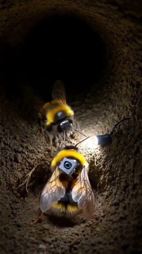 Bumblebee POV: Inside a Massive Underground Nest