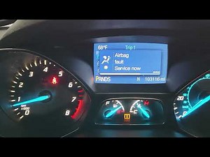 2016 Ford Escape Airbag Control Module Programming