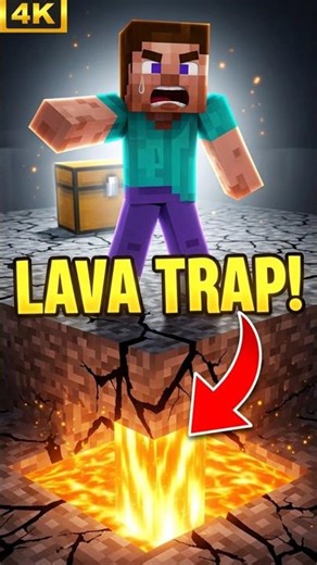 Steve vs Lava Trap 🔥 | The Most Dangerous Minecraft Cave!