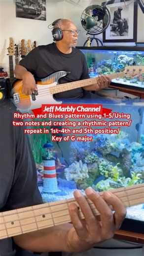 Rhythm and blues pattern using two notes/Creating a rhythmic pattern with few notes/Jeffrey Marbly