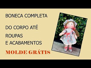Sara 32 cm rag doll tutorial: two lessons in one video.