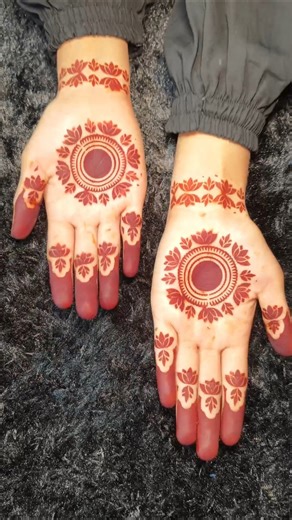 mandala mehndi sticker! try it on home