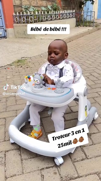 Troteur Musical 3 en 1 : Jeux et Marche pour Bébé