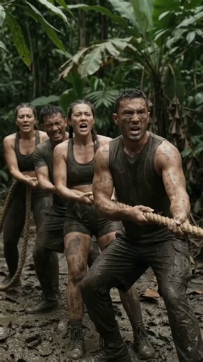 Human Team vs. DEADLY Quicksand! 😱💪 #challenge #quicksand