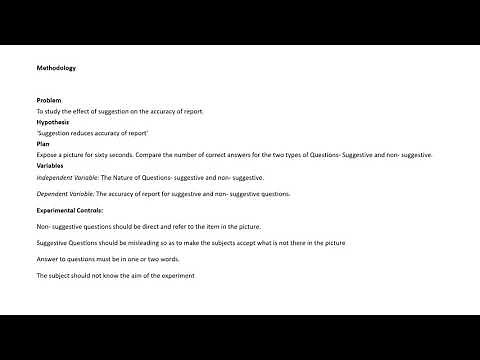 Observation and Suggestion Experiment