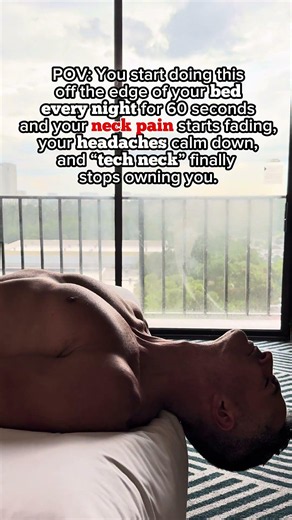 Tech Neck? Do This Off Your Bed Tonight