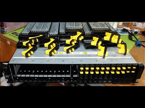 Reusing a low cost HP 3PAR M6710 SAS/SATA 2.5 inch, 24 drive disk array for your home server lab