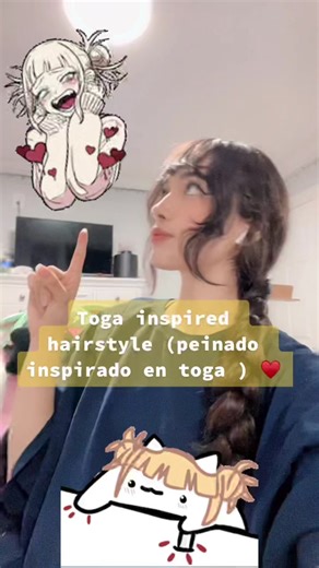 Toga Inspired Hairstyle Tutorial for Anime Fans