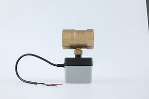 [Hot Item] DN20 3/4'' Electric Brass Float Valves Mini Motorized Actuated Control Ball Valve