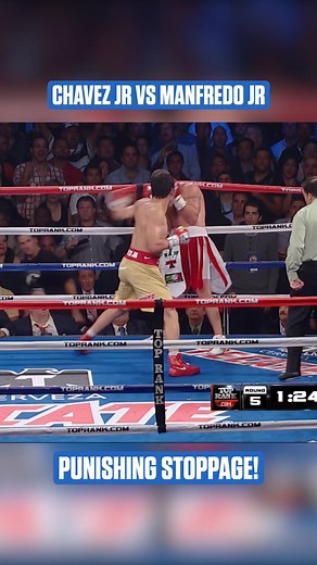 That first shot 🥶 #Boxing #TopRank #Stoppage | Top Rank Boxing: The Vault