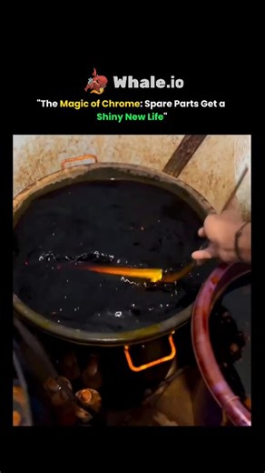 Raj kumar raju on Instagram: "Watch how old, dull spare parts are transformed into shiny chrome masterpieces! In this video, we take you inside the chrome plating process a mix of science and craftsmanship that gives metal parts their mirror-like glow. From preparation to final polish, every step counts. Perfect for car lovers, restorers, and anyone curious about how metal gets that stunning chrome look. #facts #knowledge #viral #fyp #didyouknow reels technology innovation experiment"