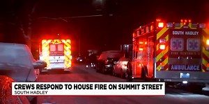 South Hadley crews respond to a structure fire on Summit Street