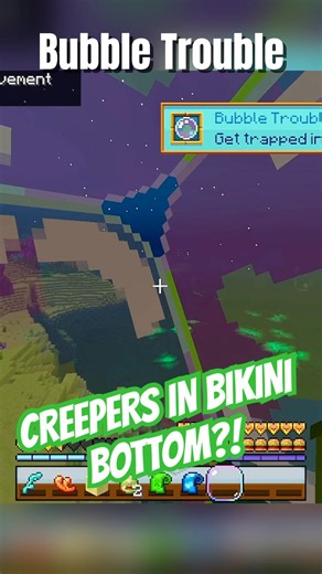 CREEPERS in Bikini Bottom?! #Minecraft