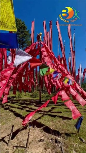 Bhutan tour operators.Colorful prayer flags gently inspire peace and comfort within your heart.