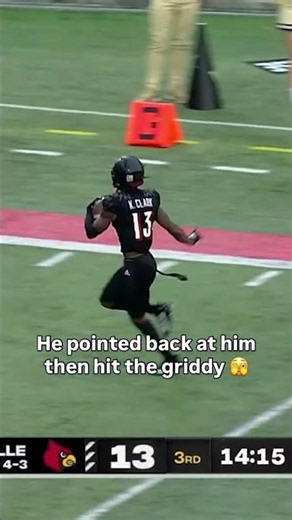 That pick was clean 🧼 #louisville #accfootball #collegefootball