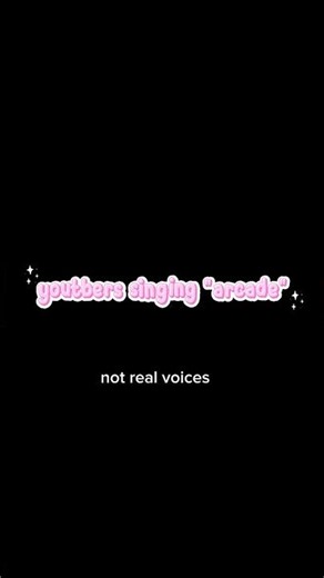 youtubers singing 'arcade' ✨ #foryou