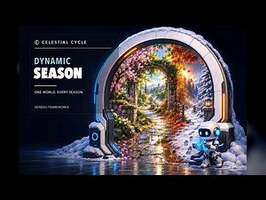 Celestial Cycle | Dynamic Season | Interactive Snow & Rain — Unity URP Showcase