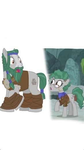 Rockhoof and Professor Fossil Colour Swap #mlp #fanart