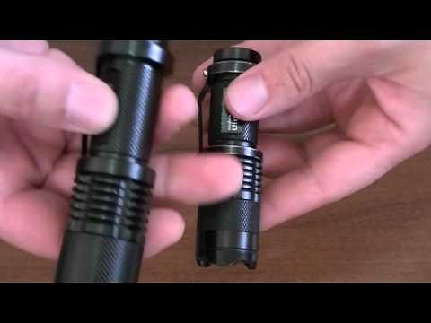 UltraFire 1600 lumen CREE XM-L T6 LED Zoomable Flashlight