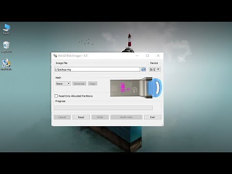 How to create USB flash drive's .img file
