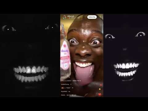 Borzah Yankey 666 at 3 AM / Scary black man smiling and laughing in the dark | Creepy guy jumpscares