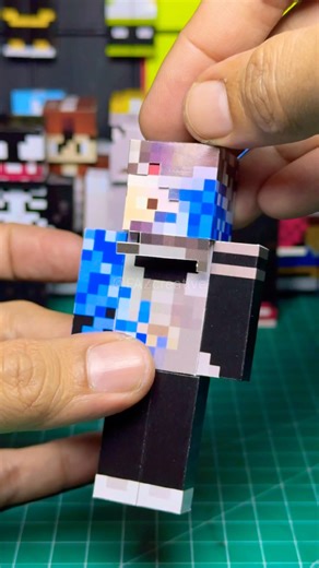 Papercraft Minecraft subscriber ‪@Ahnaf_Olea‬ #shorts