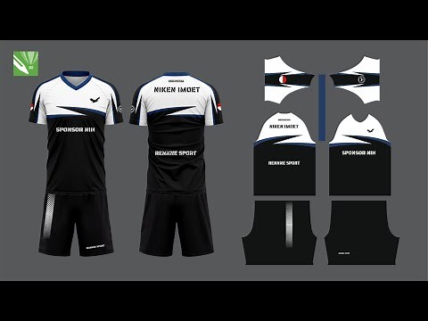 Cara Desain Jersey dan Setting Pola Jersey | CorelDraw Tutorial