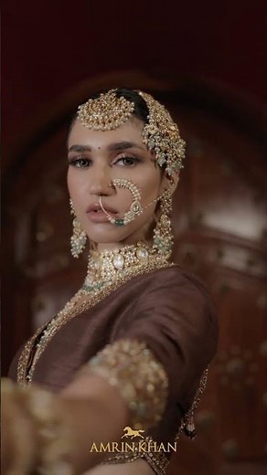 Mocha Brown – The New Bridal Viral Shade of 2025 | Kahaniyaan Bridal Look | Amrin Khan Couture