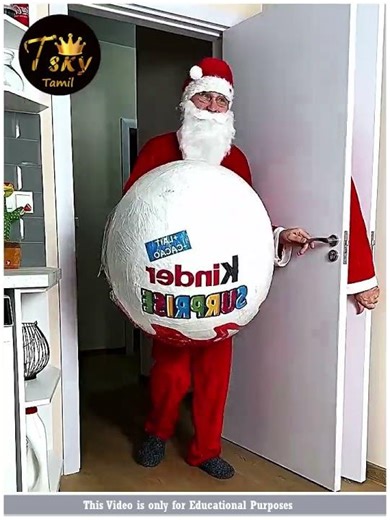 சாண்டா கிளாஸ் ஏன் சிவப்பு ஆடைகளை அணிகிறார்? 😱😱 !!! | trendy sky tamil #shorts