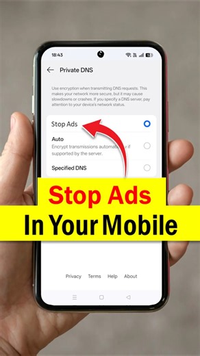 How to stop ads on android phone #shorts #blockads #stopads