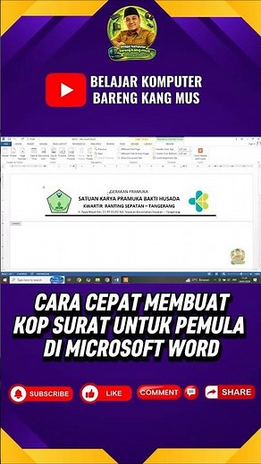 Cara Membuat Kop Surat untuk Pemula