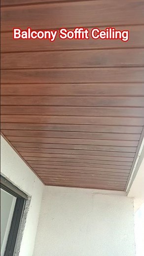 Trending PVC False Ceiling For Balcony । Soffit Ceiling For Exterior। Soffit Panel Easy Installation
