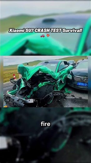 Xiaomi SU7 CRASH TEST Survival! 🚗💥