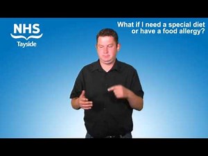 Your Food And Drinks In Hospital - BSL Patient Information Leaflet