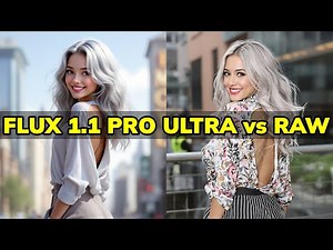 New Flux 1.1 Pro Ultra vs RAW Mode Compared!