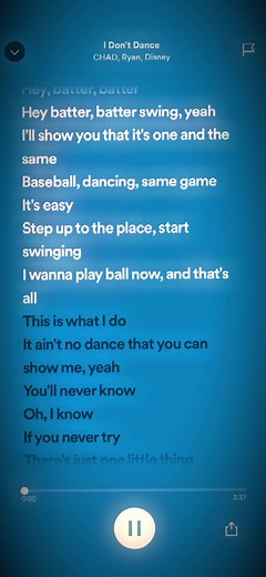 I Don’t Dance - High School Musical 2