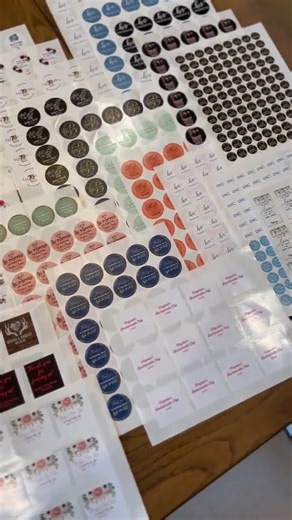 Custom Round Christmas Address Labels, Personalized Photo Stickers - Etsy