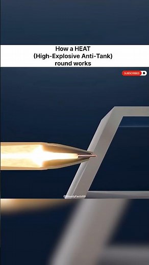 How a HEAT (High-Explosive Anti-Tank) round works