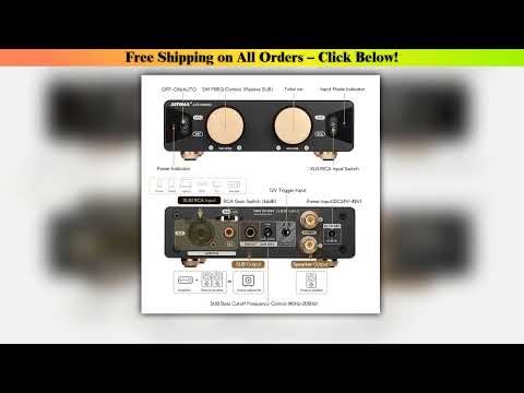 AIYIMA A70 Mono Amplifier Power 300W TPA3255 With PFFB Subwoofer For Home Sound Theater Trigger