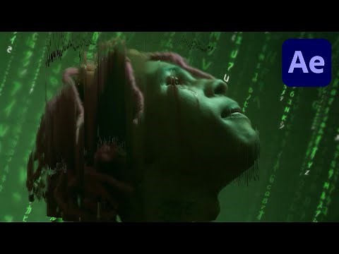 CRAZY GLITCHED MATRIX CODE EFFECT TUTORIAL (AFTER EFFECTS)