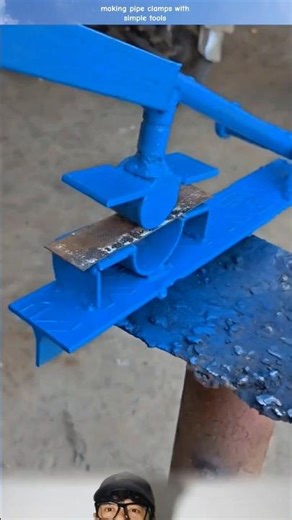 making pipe clamps with simple tools